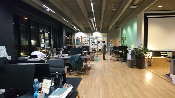 Espacio de trabajo en Kaos Pilot