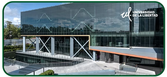 Edificio principal de la Universidad de la Libertad